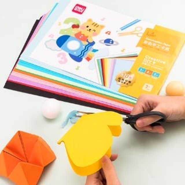 Deli Kertas Warna Origami A4  DIY 74804