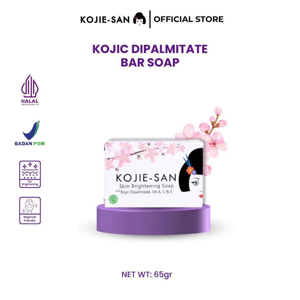 Beauty Elements Ventures Kojie-San Skin Brightening Soap with Kojic Dipalmitate, Vit. A, C & E