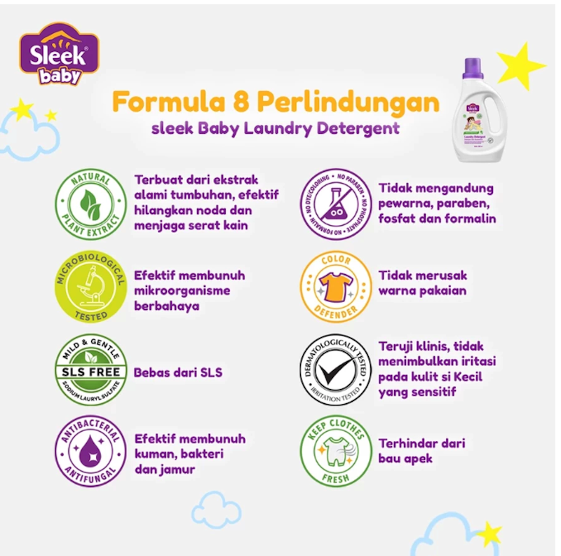 Sleek Baby Laundry Detergent 3