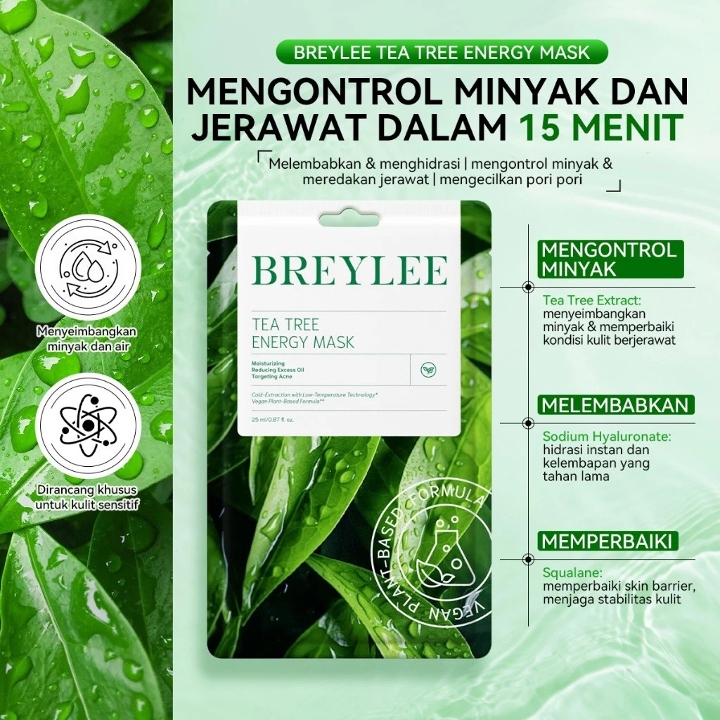 BREYLEE Tea Tree Energy Mask 2