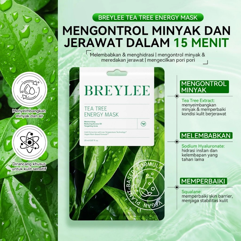 BREYLEE Tea Tree Energy Mask 2