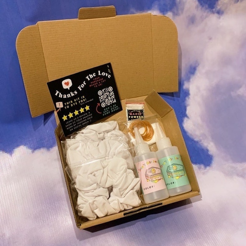 Tie Dye Kit Masker dan Scrunchie 2