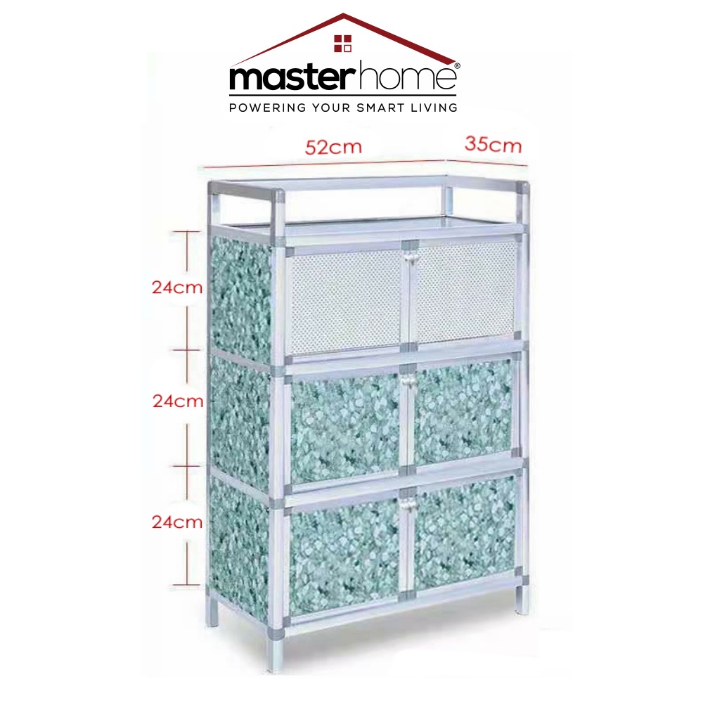 Masterhome Lemari Piring Alumunium Minimalis