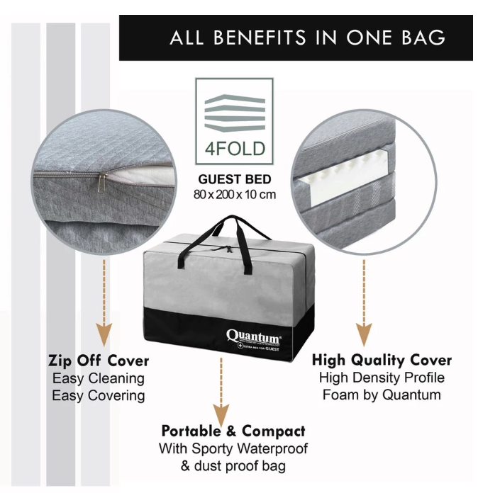 Quantum Tosan Internasional Quantum Guest Bed 4Fold 
