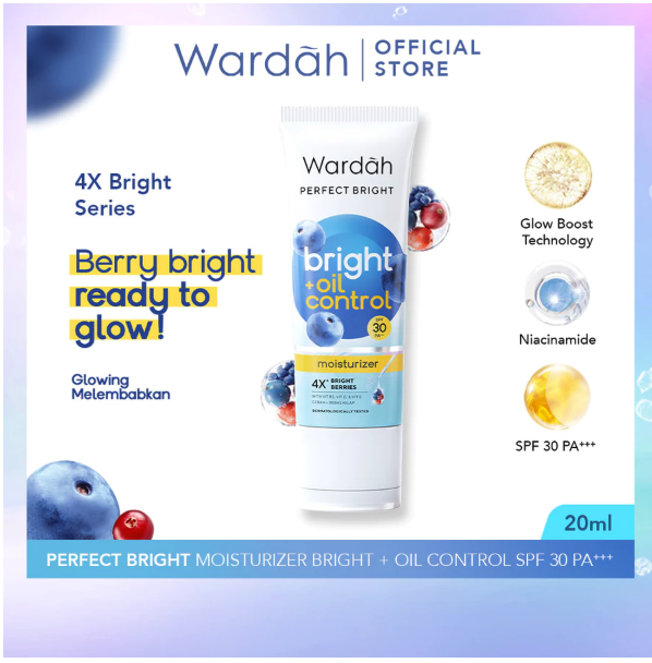 Paragon Technology and Innovation Wardah Perfect Bright Moisturizer Bright + Oil Control SPF 30 PA+++