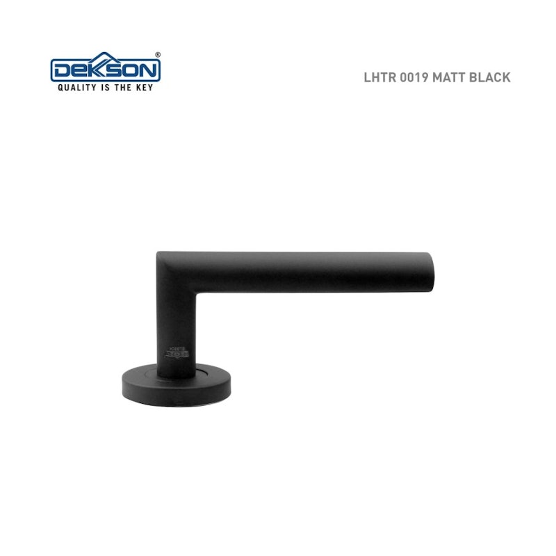 Dekkson Lever Handle Tube Rose MATT BLACK 5