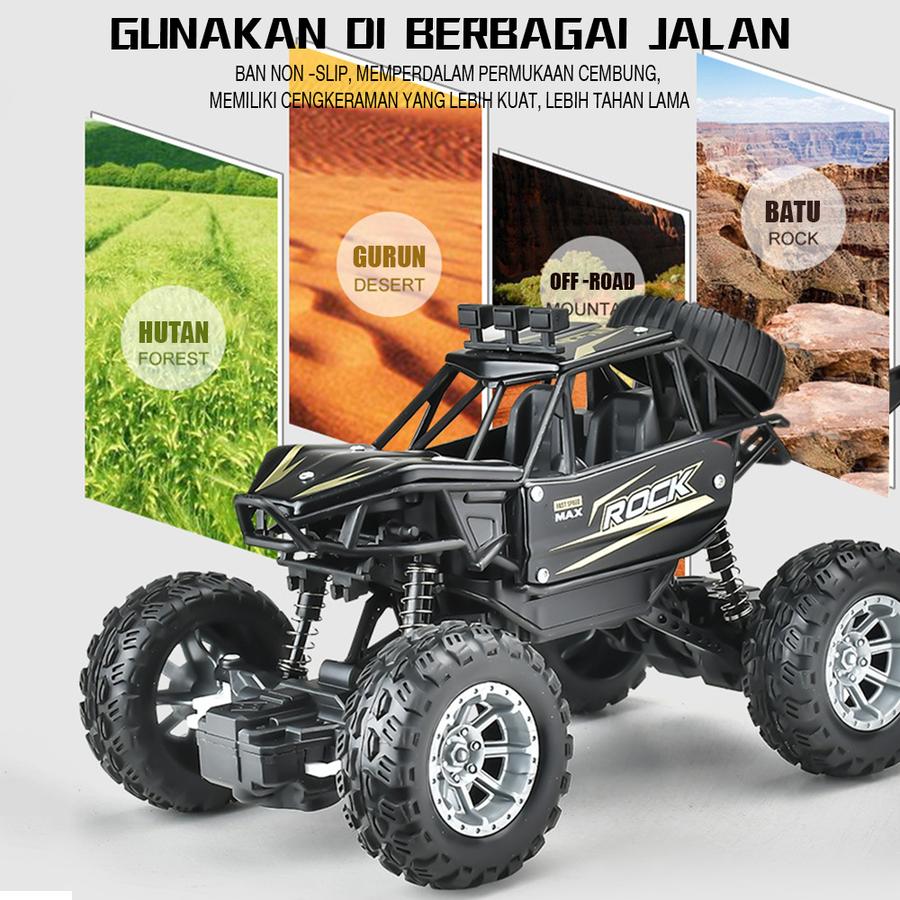  BABYCOLOR Offroad RC Rock Crawler Alloy Climbing Car Charger with Spray