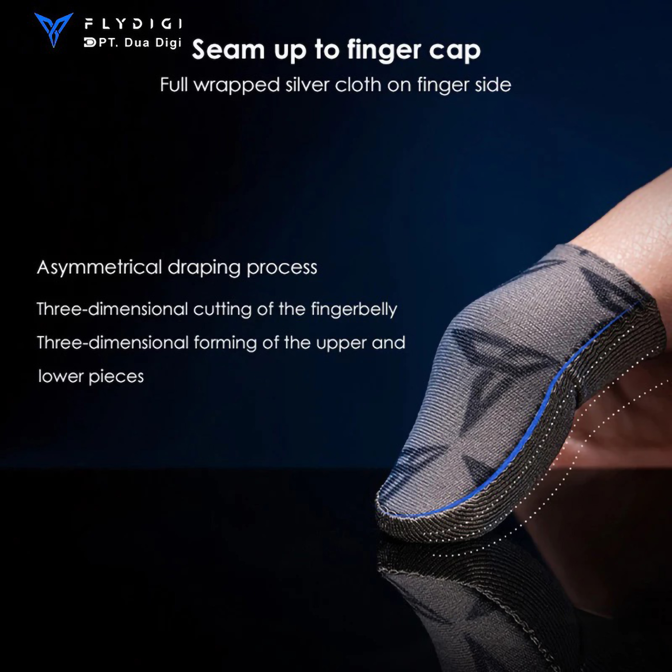 FLYDIGI FLYDIGI Silver-cloth Gaming Finger Sleeve P1