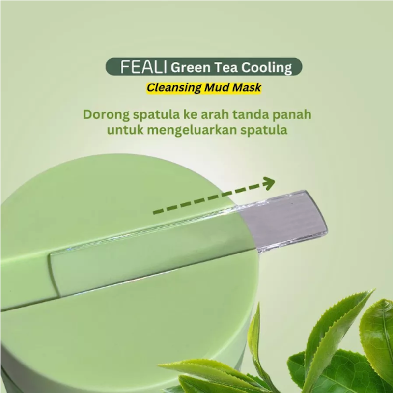 FEALI Green Tea Cooling Cleaning Mud Mask 3