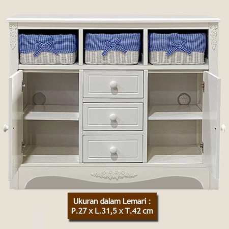 Toraya Marie Series Lemari Baju Bayi 3D 5