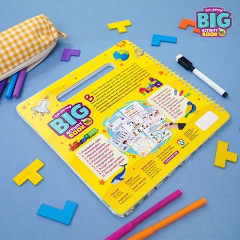 Ziyadbooks Fun Learning Big Activity Book (Wipe Clean) 2