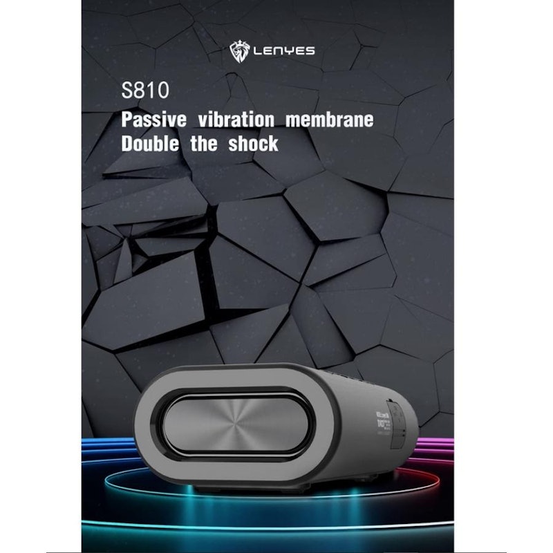 LENYES 80W Bombass Speaker 4