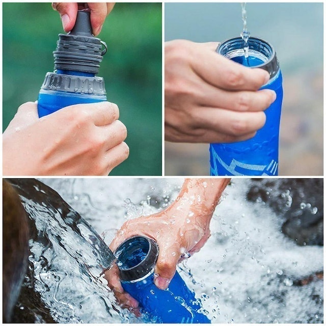 Aonijie  Botol Minum dengan Filter 440ml SD25 