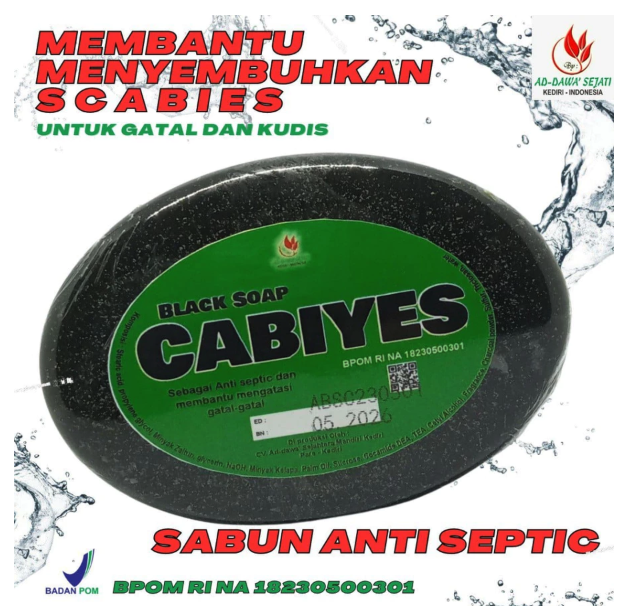 ADDAWA Sejahtera Mandiri CABIYES Black Soap