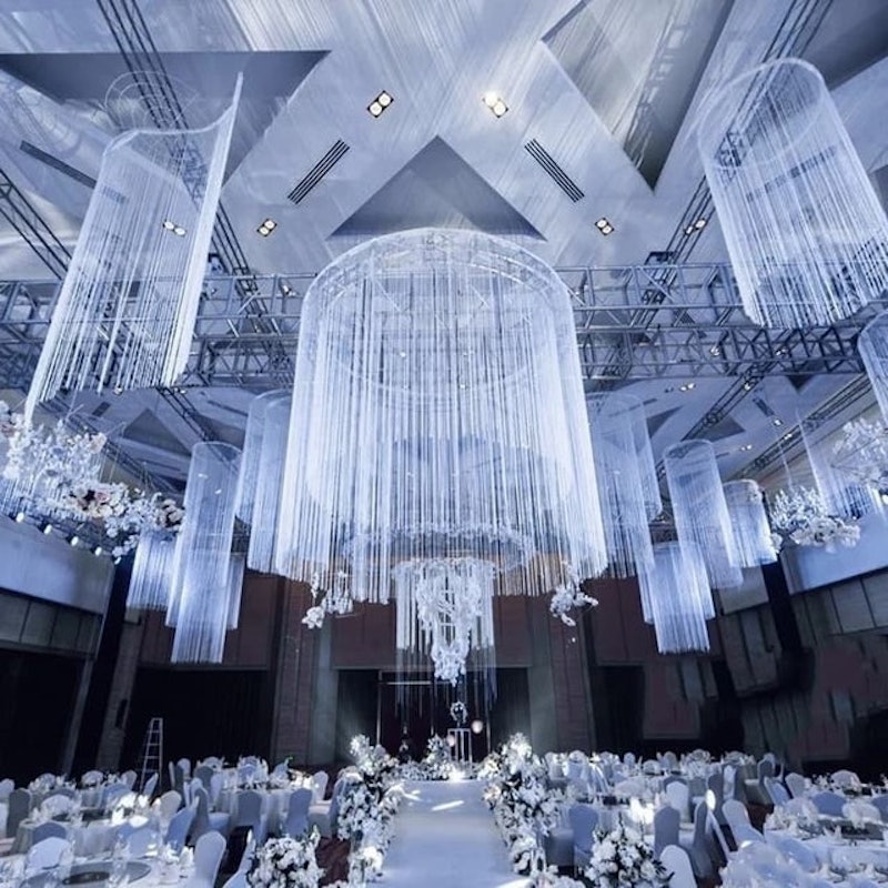 Wedding Decoration Curtain 3x3m 2