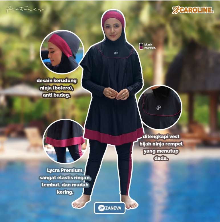  Zaneva Caroline Swimwear 