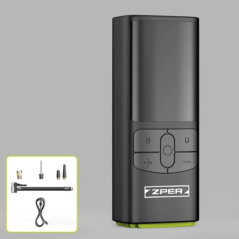ZPER 2-in1- Mini Car Air Infatable Pump Portable 2