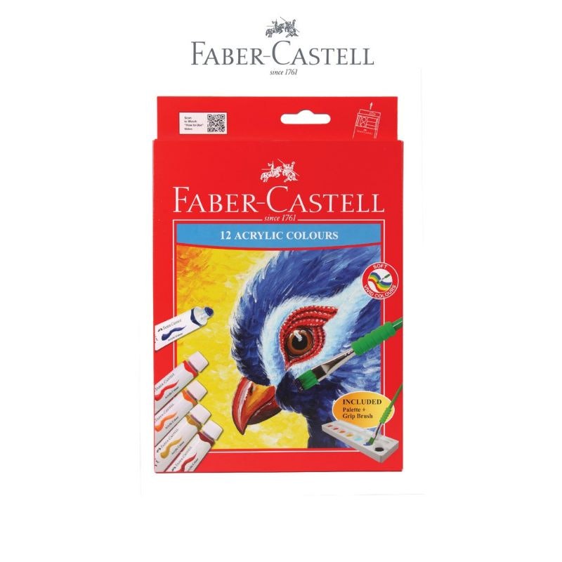 Faber-Castell Acrylic Colours Set-12 3