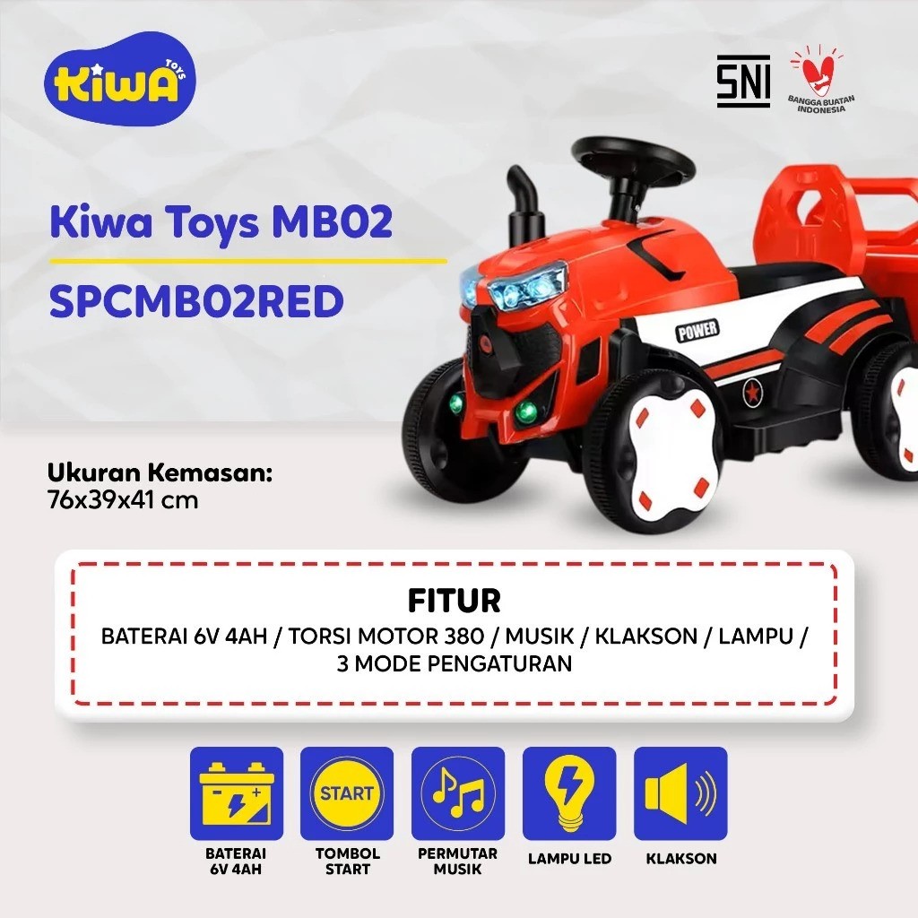 Kiwa Toys Mobilan Aki Anak MB02 3
