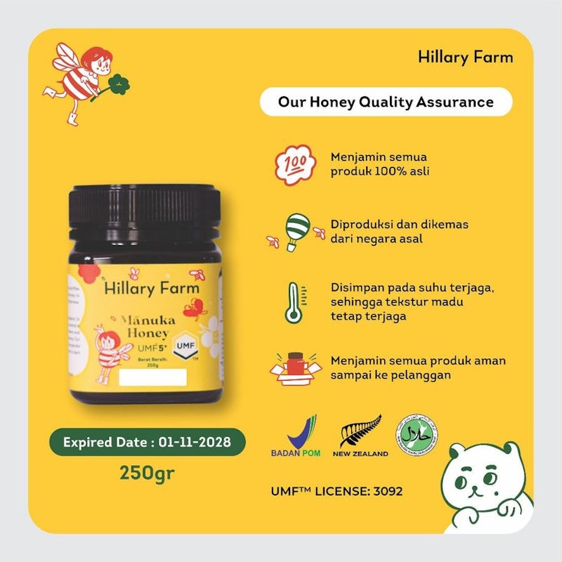 Hillary Farm Manuka Honey UMF 5+ 2