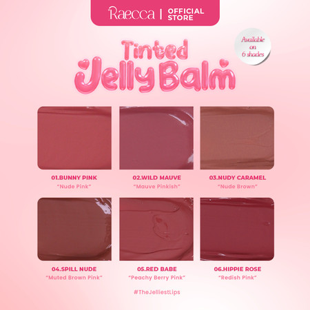 Raecca Tinted Jelly Balm 03 Nudy Caramel