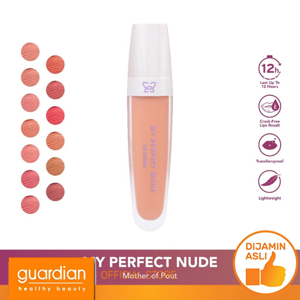 MOP Indonesia  Mother of Pearl My Perfect Nude Lip Cream 07 Mauve Wood