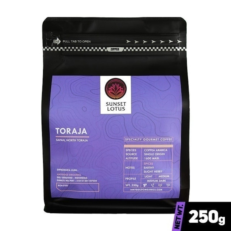 Sunset Lotus Coffee Kopi Arabika Specialty Set 3