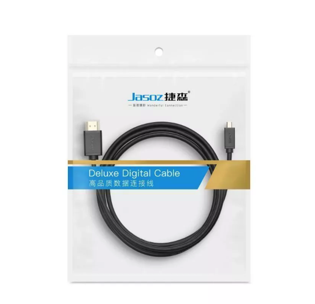Jasoz Kabel Micro HDMI to HDMI 2.0 Upgrade 4K 60Hz 1