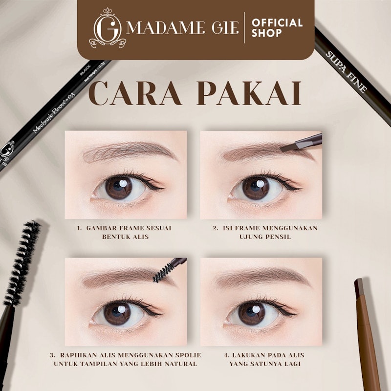 Supa Fine Mechanic Brow 02 Brown 5