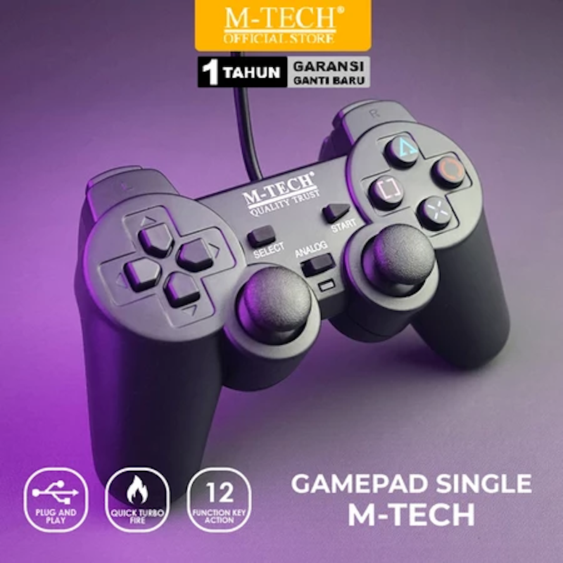M-Tech Stick Gamepad Single USB 3