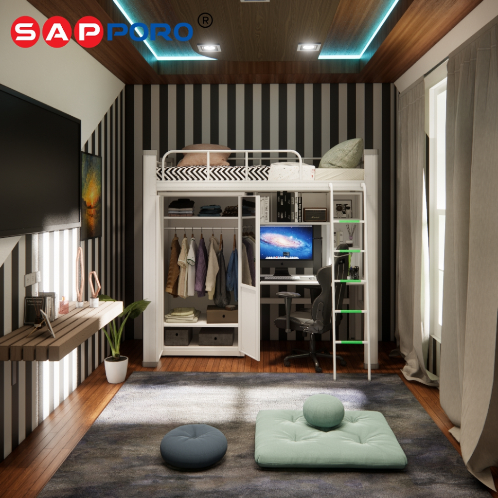 Sapporo Furniture Sapporo Manly Multifunctional Loft Bed