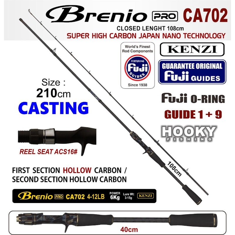 Kenzi Brenio Pro CA702 Cast Spinning 2