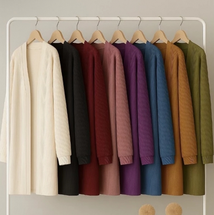 Dailyofprincess  Dailyofprincess Erry Cardigan Rajut Panjang