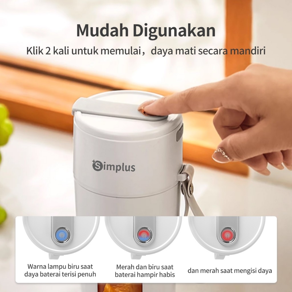 Simplus Teknologi Inovasi  Simplus Portable Blender Cordless