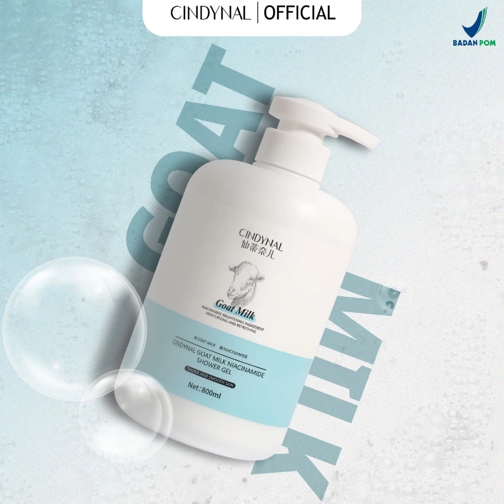 Cindynal Goat Milk Niacinamide Shower Gel 2