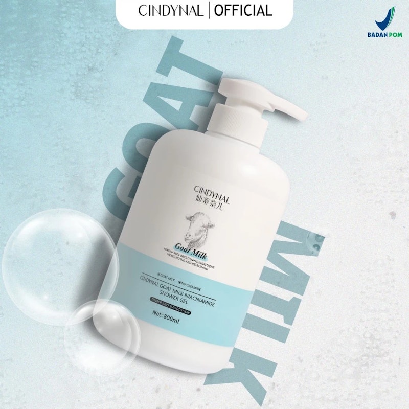 Cindynal Goat Milk Niacinamide Shower Gel 2