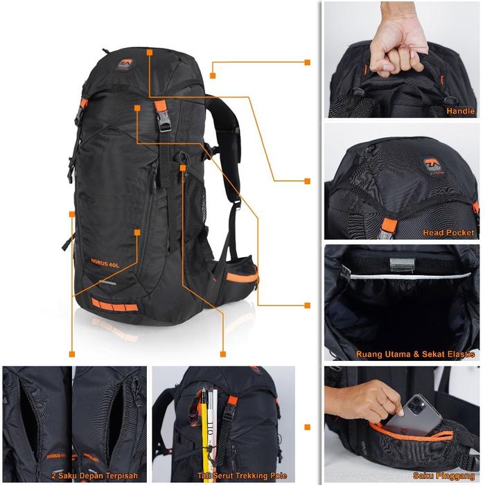 Zarventure Horus Tas Carrier 40 Liter
