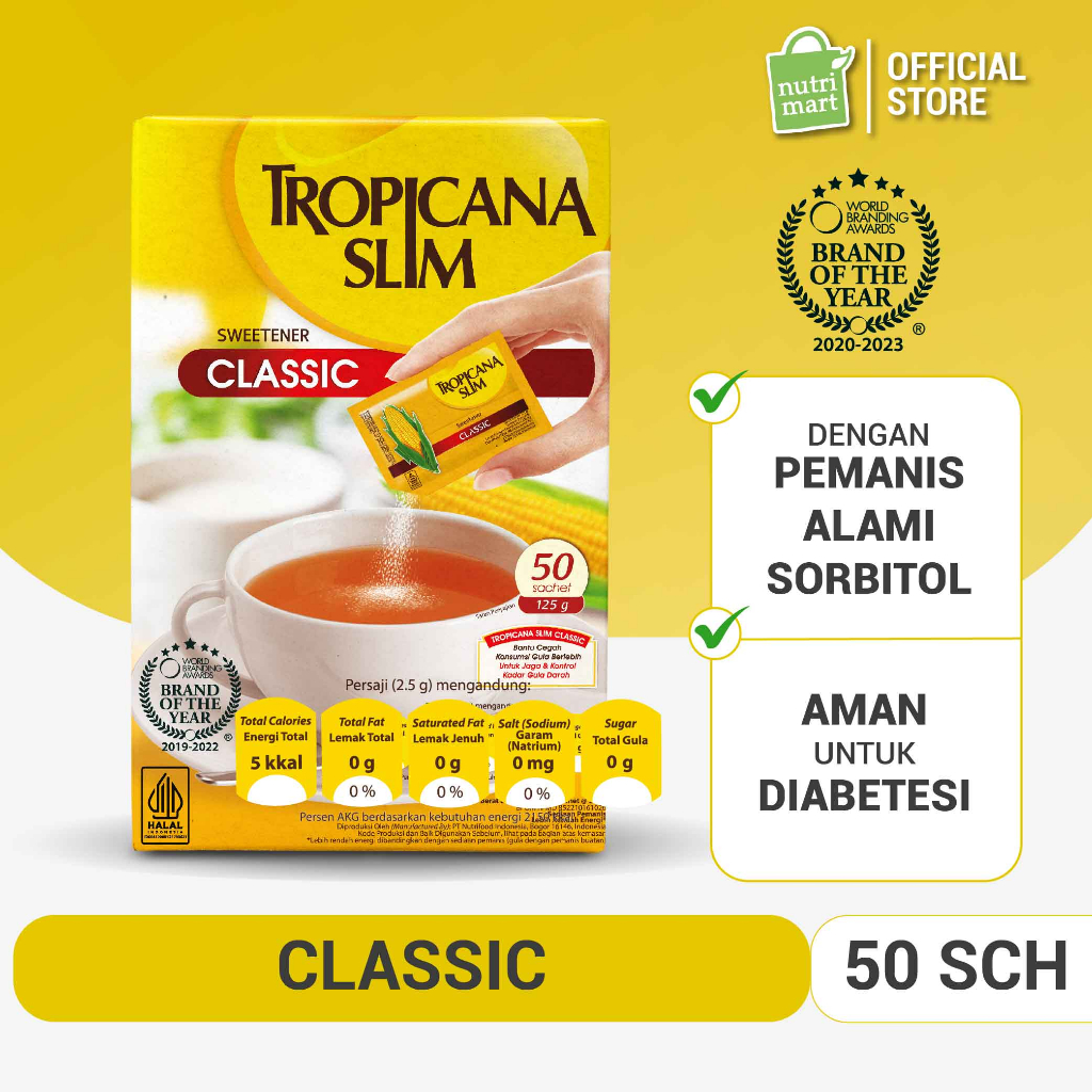 Tropicana Slim Sweetener Classic 2