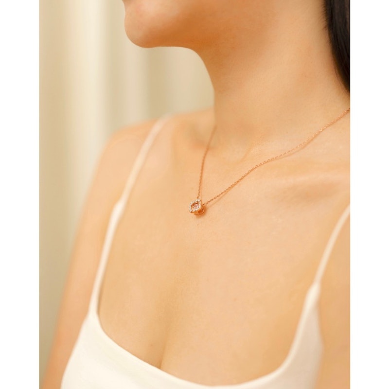 Celest Lillá Rose Gold Necklace Jewelry 4