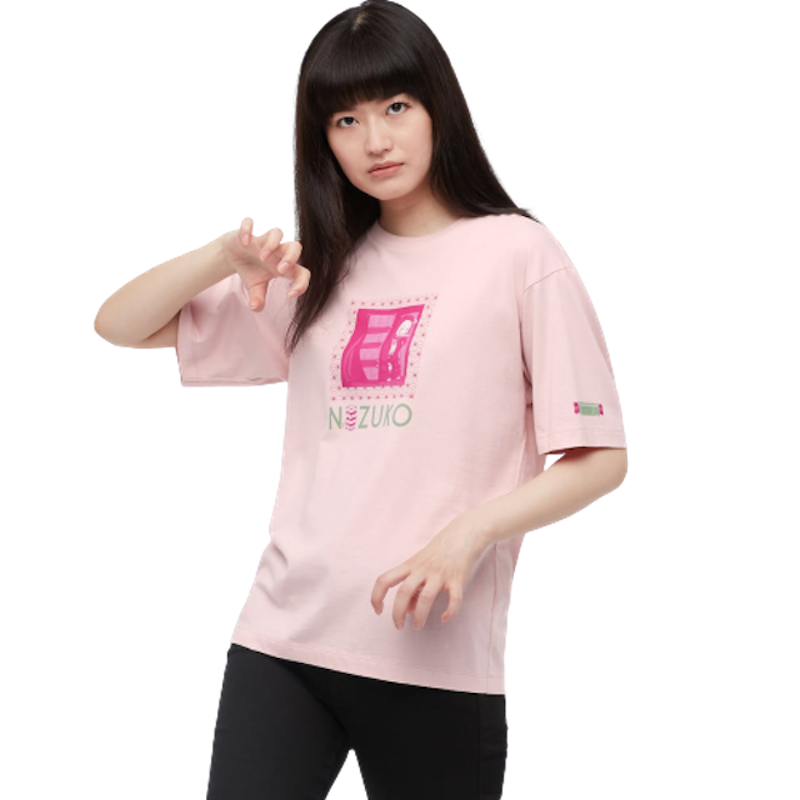 Women UT Manga Demon Slayer Lengan Pendek 1