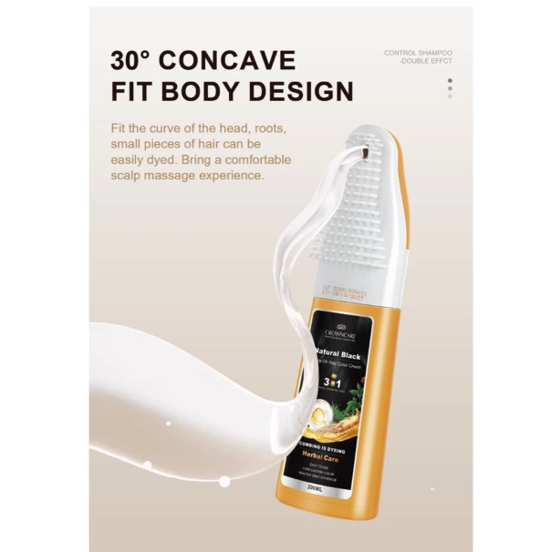 CrownCare Professional Hair Care CrownCare Comb-On Hair Color Cream Chesnut Brown