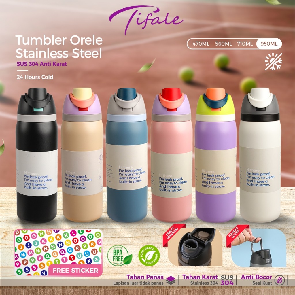  Tifale Botol Minum Stainless Steel