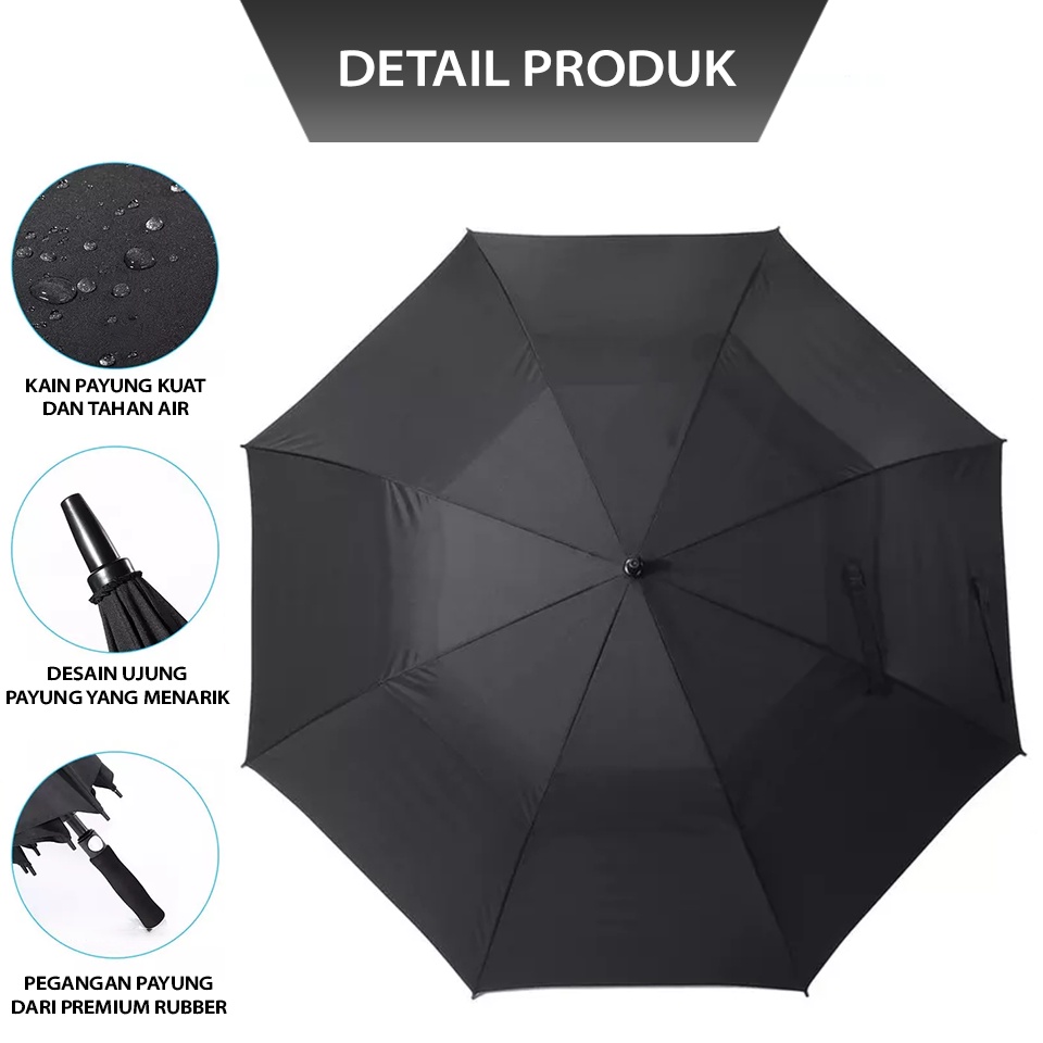  HUGO Payung Besar Jumbo Golf Otomatis