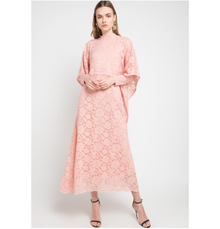 Long Sleeve Lace Kaftan ｜ ED92 