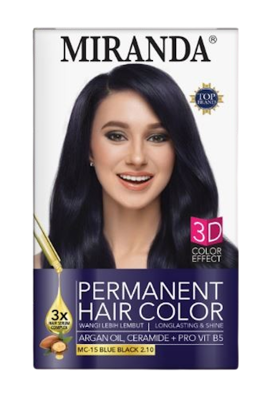 Hair Color Blue Black 1