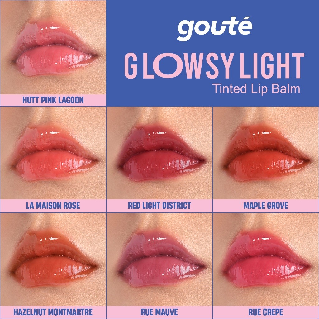 Goute Tinted Lip Balm Glowsy Light Hazelnut Montmartre
