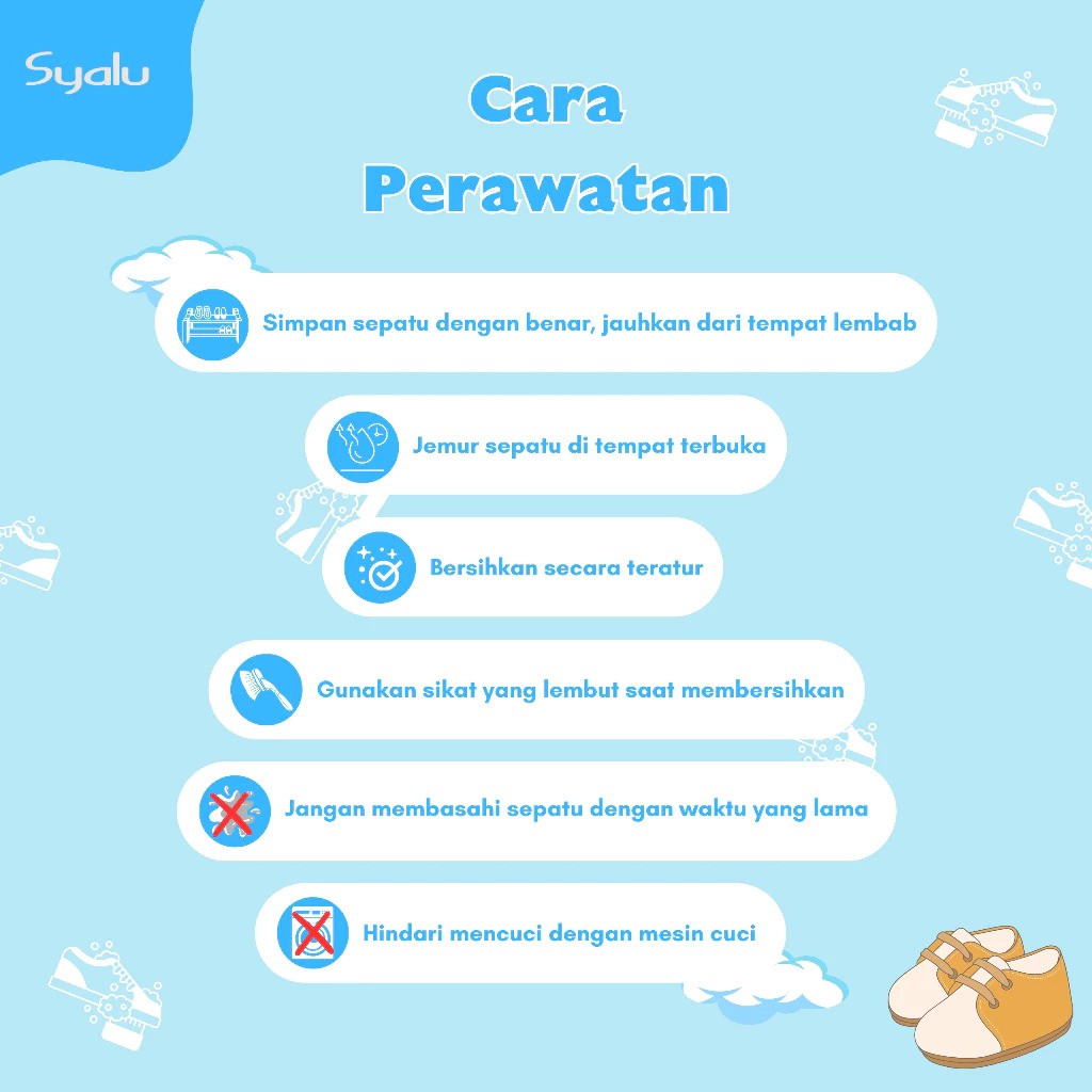  Syalu Sepatu Slip On E01 Kucing Cream