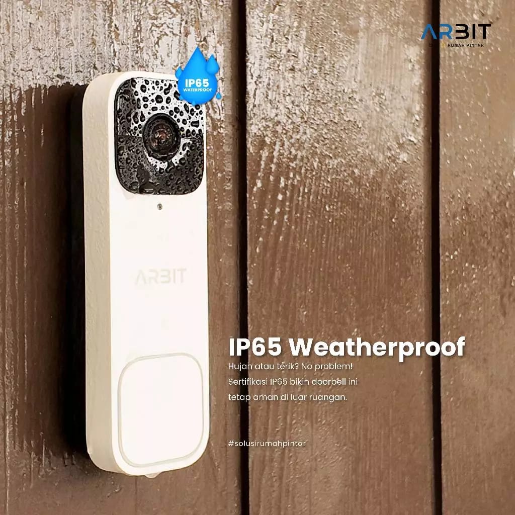 Rumah Pintar Indonesia ARBIT Smart WiFi Video Doorbell Pro