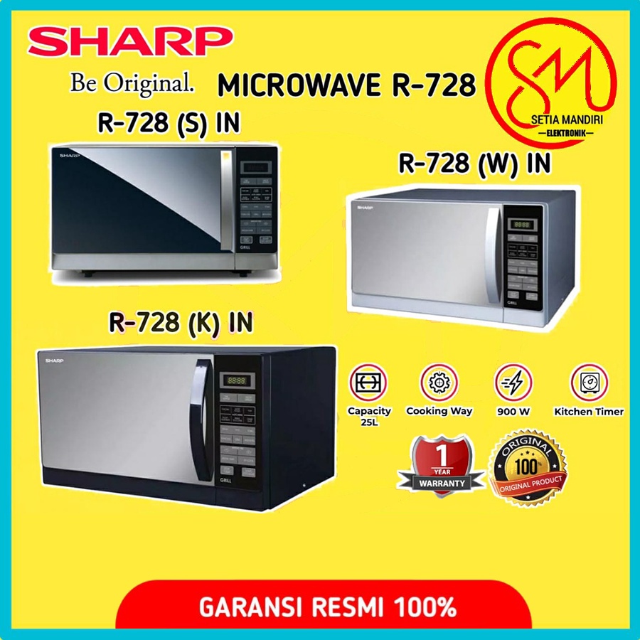 SHARP Electronics SHARP 25 Liter Stylish Designed Microwave Oven  R-728-IN