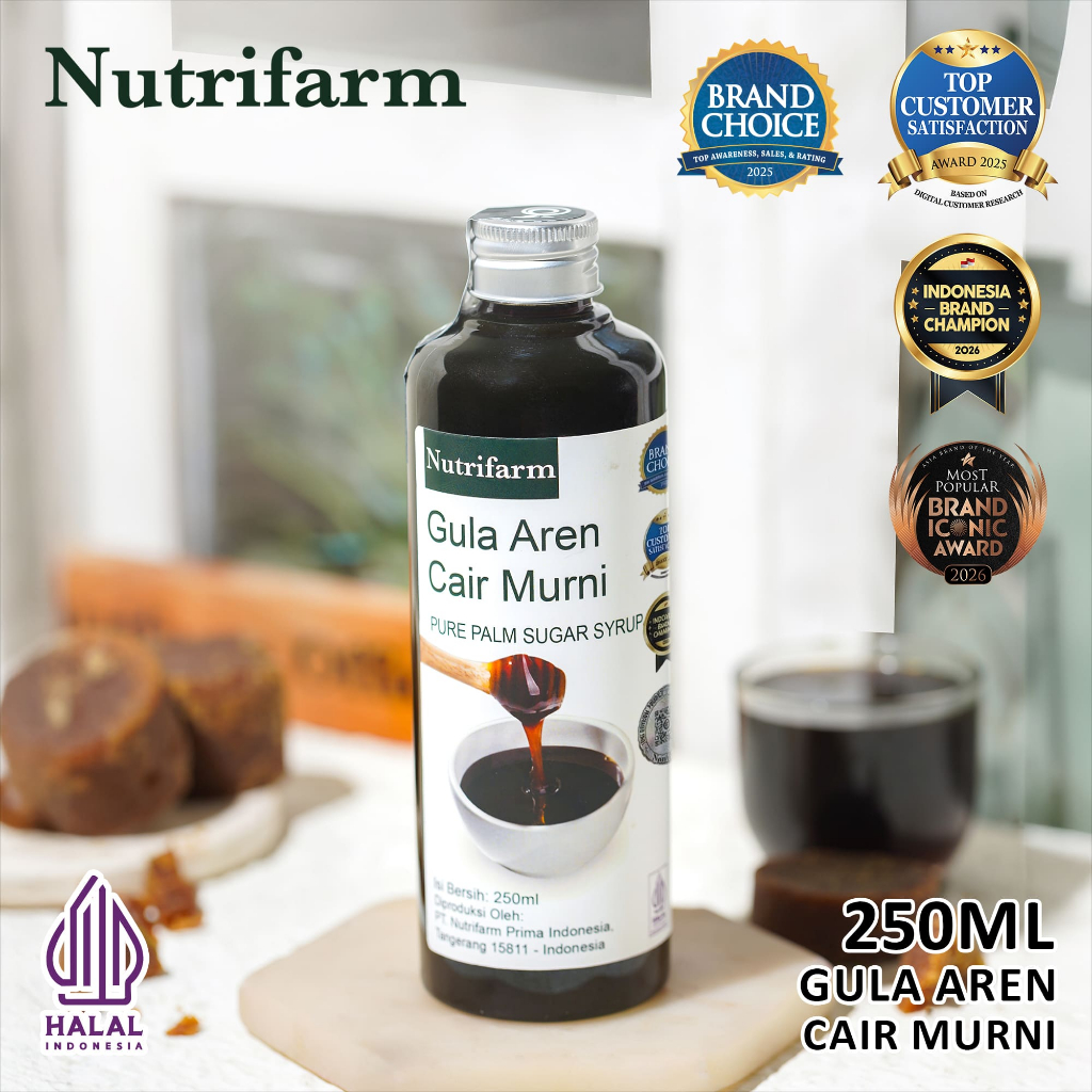 Nutrifarm Prima Indonesia Nutrifarm Gula Aren Cair 250 ml